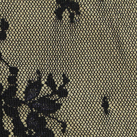 Black Floral Lace, 230 gsm