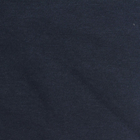 Brushed Cotton Polyester French Terry Fabric, 300 gsm, 170 cm — Navy, ref EF-267288