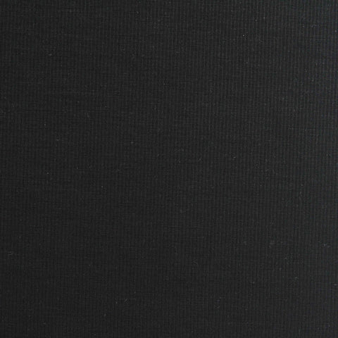 Polyester Viscose Stretch Scuba Knit Fabric, 250 gsm, 160 cm — Black, ref EF-267296