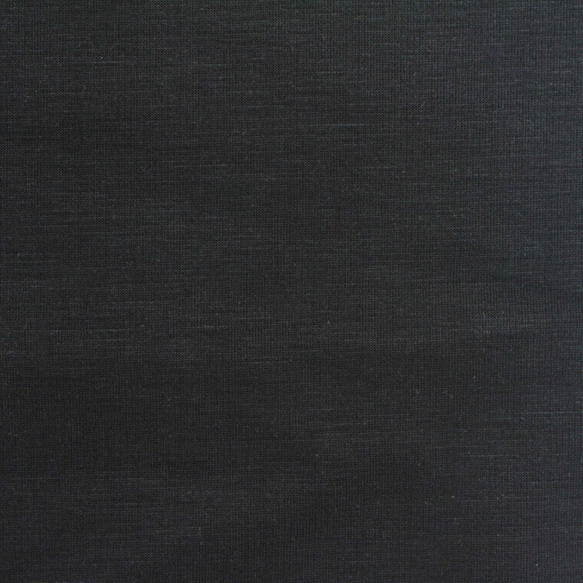 Washed Polyester Viscose Stretch Scuba Knit Fabric, 250 gsm, 160 cm — Black