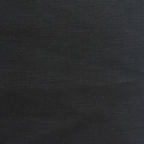 Washed Polyester Viscose Stretch Scuba Knit Fabric, 250 gsm, 160 cm — Black