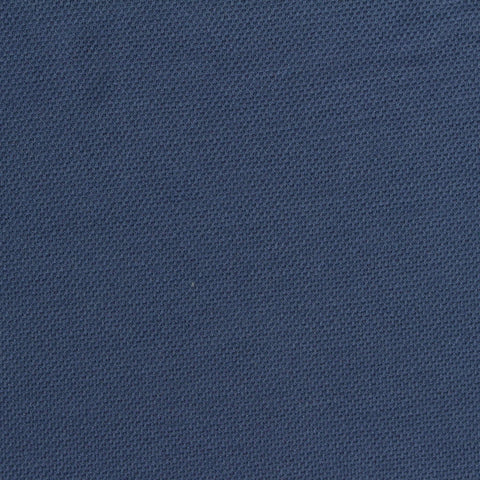Viscose Polyester Piqué Knit Fabric, 210 gsm, 185 cm — Navy