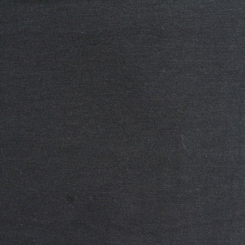 Cotton Nylon Stretch Scuba Knit Fabric, 220 gsm, 165 cm — Black