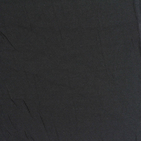 Viscose Stretch Jersey Knit Fabric, 260 gsm, 160 cm — Black