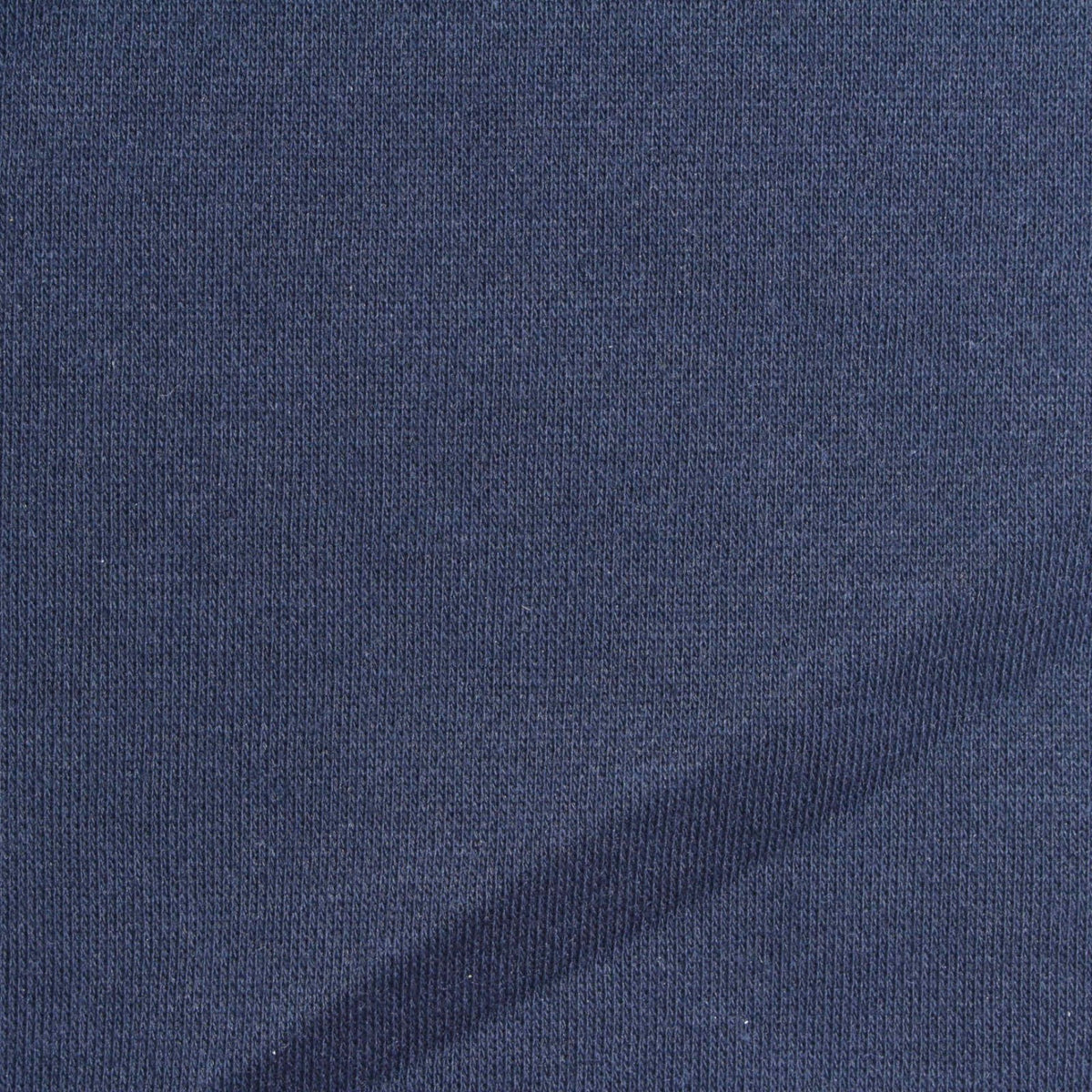 Blue Marl French Terry, Poly-Cotton, 300 gsm