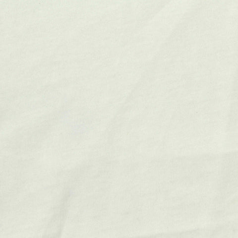 100% Cotton Jersey Knit Fabric, 160 gsm, 185 cm — White