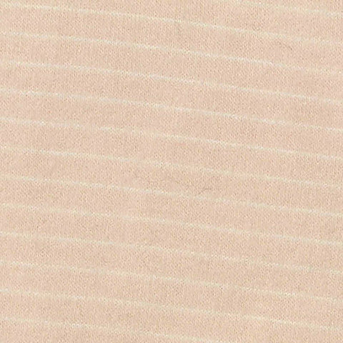 Light Beige Horizontal-Stripe Velvet, Cotton-Viscose