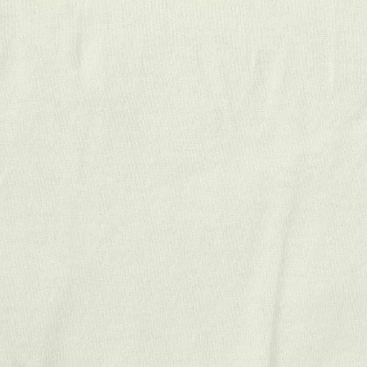 100% Cotton Jersey Knit Fabric, 190 gsm, 185 cm — White