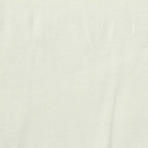 100% Cotton Jersey Knit Fabric, 190 gsm, 185 cm — White