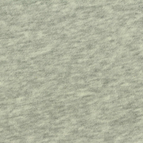 Light Grey Marl French Terry, Cotton-Poly, 300 gsm