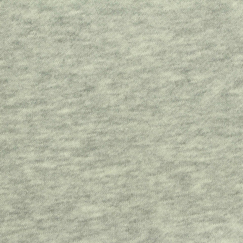 Light Grey Marl French Terry, Cotton-Poly, 290 gsm