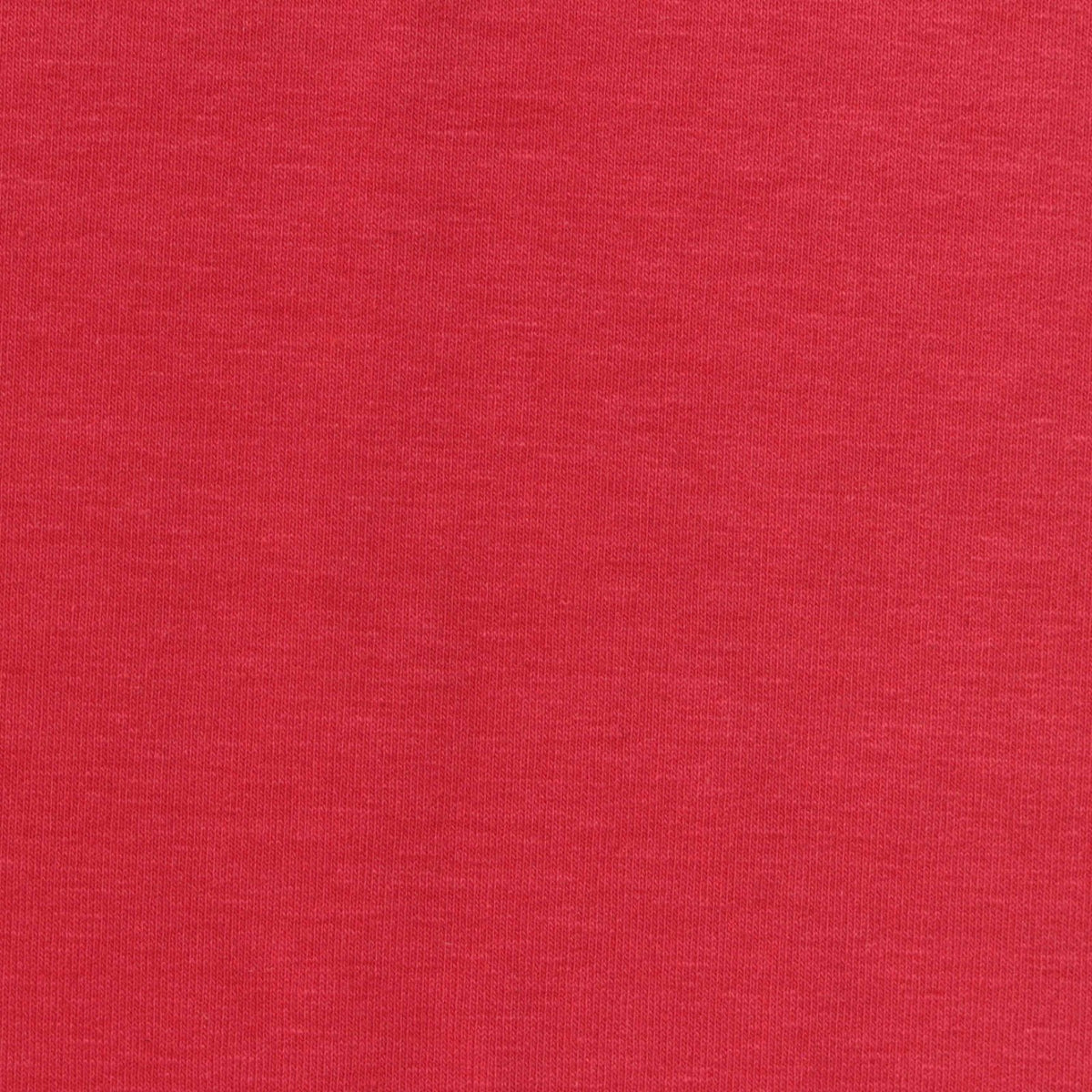 Cotton Polyester Stretch French Terry Fabric, 250 gsm, 180 cm — Red