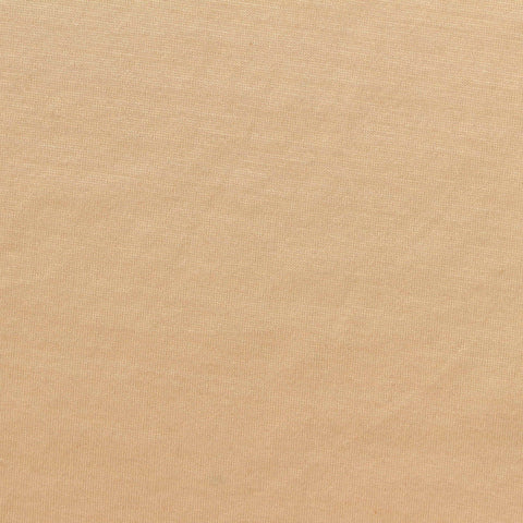 Cotton Linen Jersey Knit Fabric, 135 gsm, 165 cm — Khaki