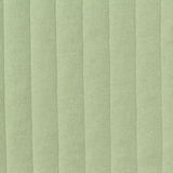 Light Green Vertical-Line French Terry, Polyester