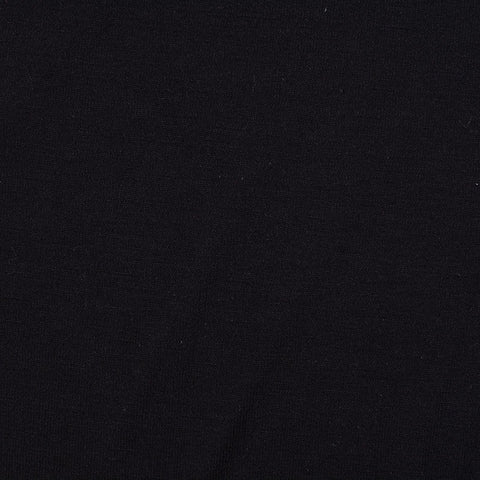 Viscose Stretch Jersey Knit Fabric, 220 gsm, 150 cm — Black