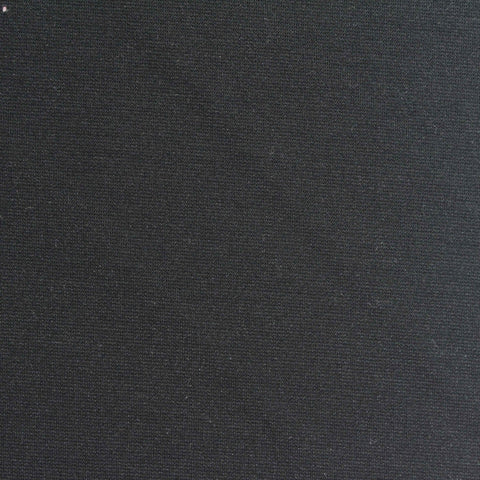 Viscose Nylon Stretch Ponte Knit Fabric, 270 gsm, 160 cm — Black, ref EF-267404