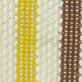 Yellow Vertical-Stripe Chunky Knit, Poly-Cotton