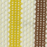 Yellow Vertical-Stripe Chunky Knit, Poly-Cotton