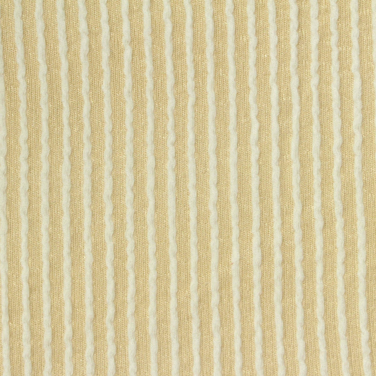 Beige Stripes Jersey Knit, Poly-Viscose, 220 gsm