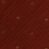 Rust Textured-Dot Jacquard, Poly-Viscose