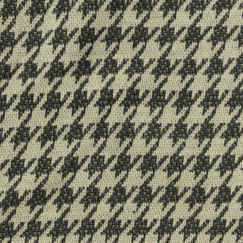 Black Houndstooth Jacquard, 250 gsm