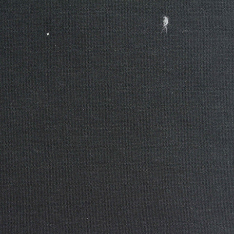 Polyester Cotton Stretch Velvet Fabric, 450 gsm, 165 cm — Black