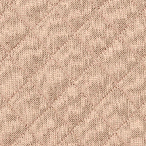 Light Peach Diamond Jacquard, Cotton-Poly