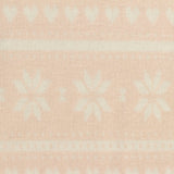 Light Pink Hearts Jacquard, Viscose-Poly