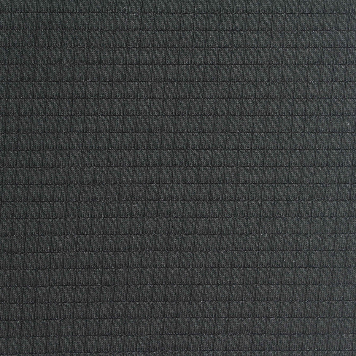 Cotton Polyester Interlock Knit Fabric, 260 gsm, 160 cm — Black