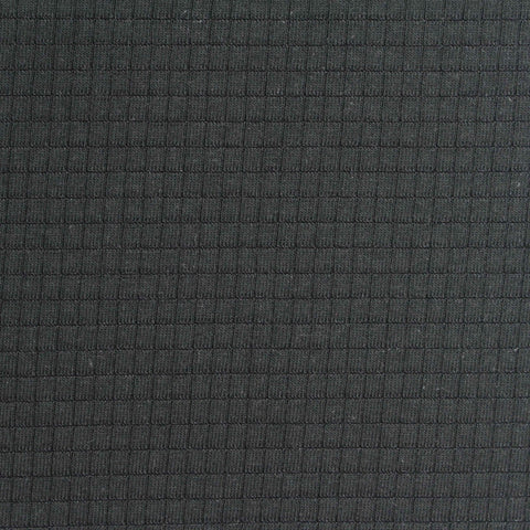 Cotton Polyester Interlock Knit Fabric, 260 gsm, 160 cm — Black