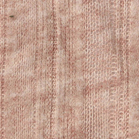 Jacquard Brushed Polyester Viscose Rib Knit Fabric, 235 gsm, 160 cm — Pink