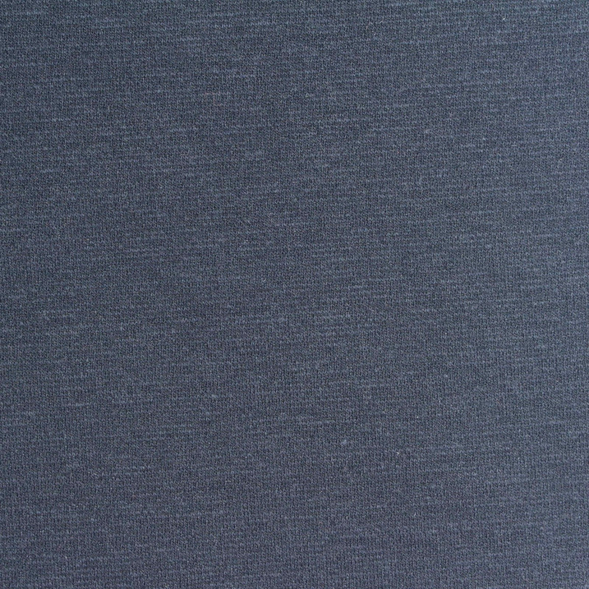 Dark Blue-Grey Marl Ponte Knit, Cotton-Poly