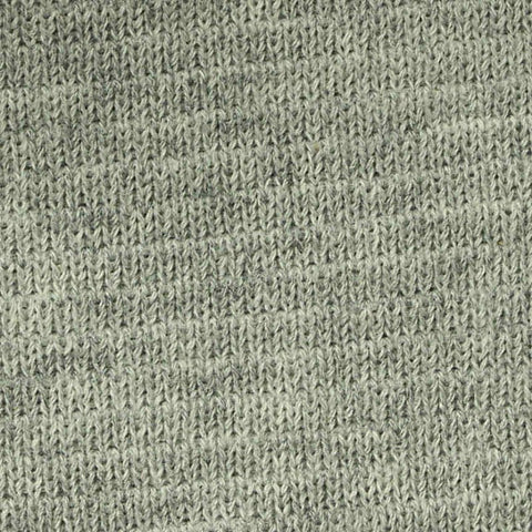 Grey Marl Interlock Knit, Cotton-Nylon