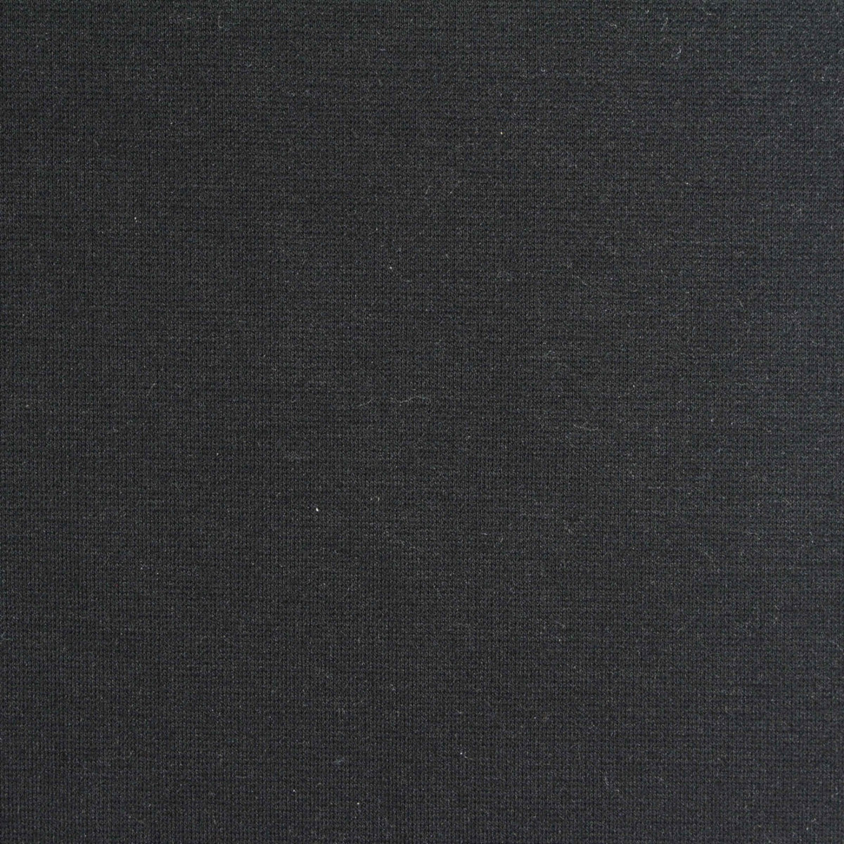 Viscose Nylon Stretch Ponte Knit Fabric, 300 gsm, 155 cm — Black