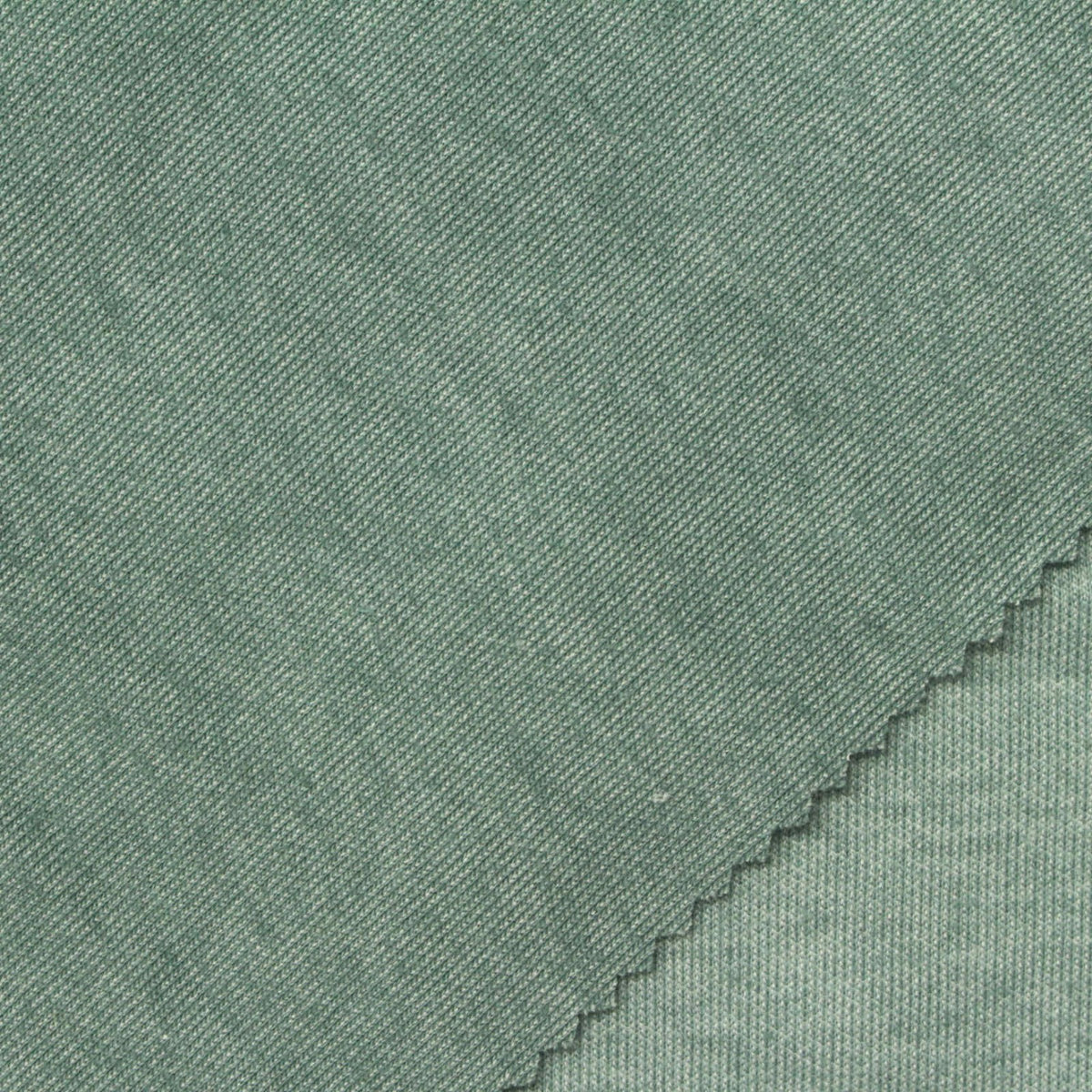 Light Green Marl Scuba Knit, Poly-Cotton