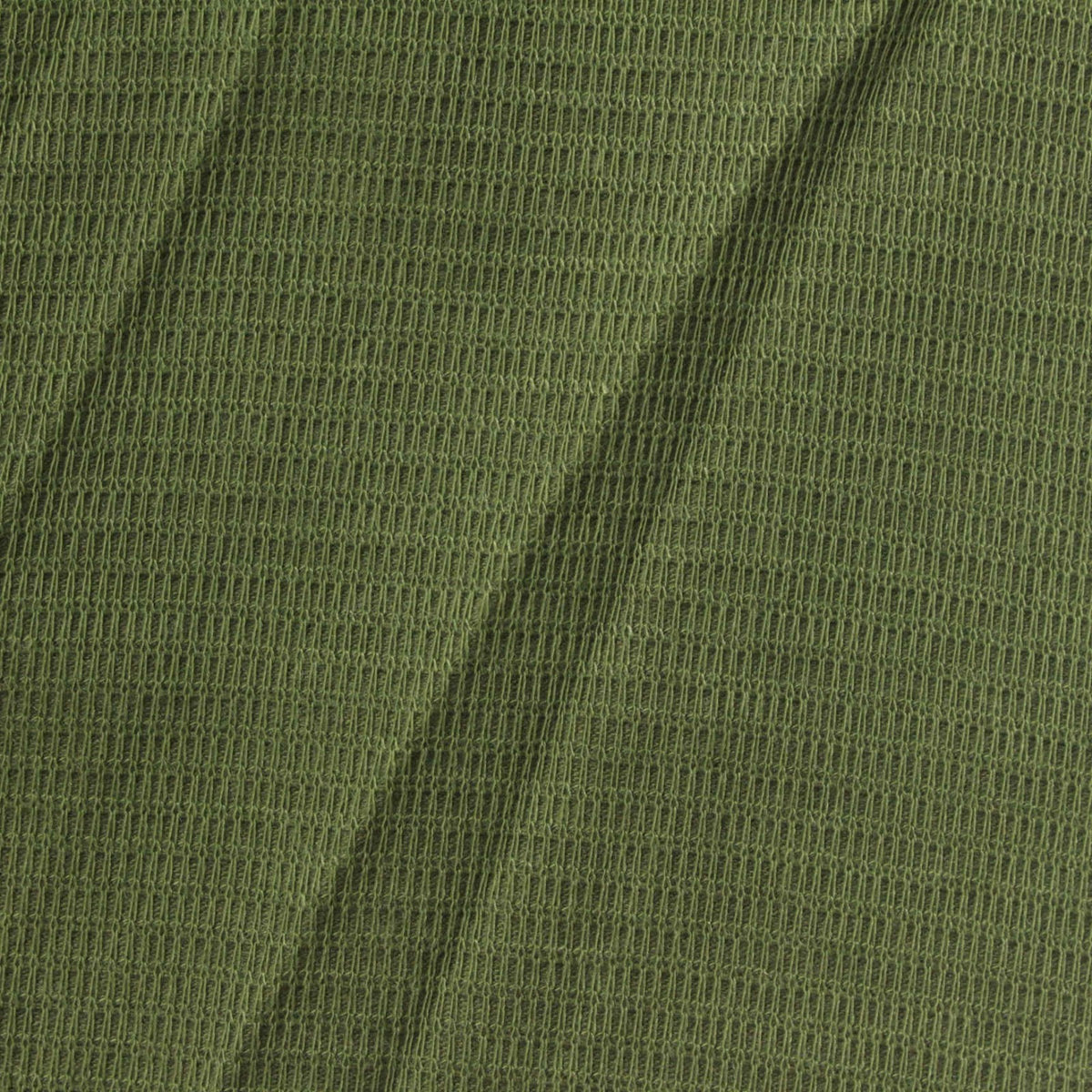 Polyester Cotton Interlock Knit Fabric, 240 gsm, 140 cm — Green