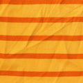 Orange Horizontal-Stripe Ponte Knit, Viscose-Poly, 330 gsm