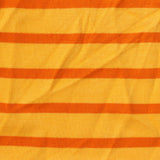 Orange Horizontal-Stripe Ponte Knit, Viscose-Poly