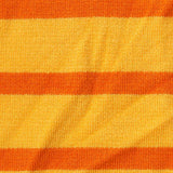 Orange Horizontal-Stripe Ponte Knit, Viscose-Poly, 330 gsm — texture