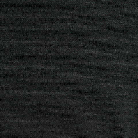Cotton Polyester Scuba Knit Fabric, 280 gsm, 180 cm — Black