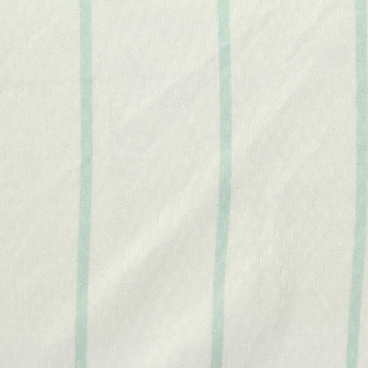 Light Blue Vertical-Stripe Birdseye Knit, Polyester