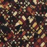Brown Dots Milk Silk Knit, Polyester