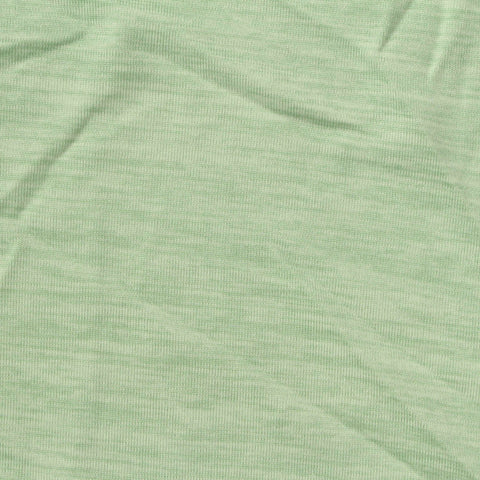 Light Green Marl Jersey Knit, Polyester, 180 gsm