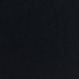 Cotton Stretch Rib Knit Fabric, 194 gsm, 139 cm — Black