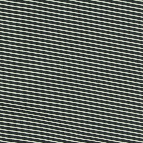 Dark Grey Diagonal-Stripe Jersey Knit, Nylon-Poly