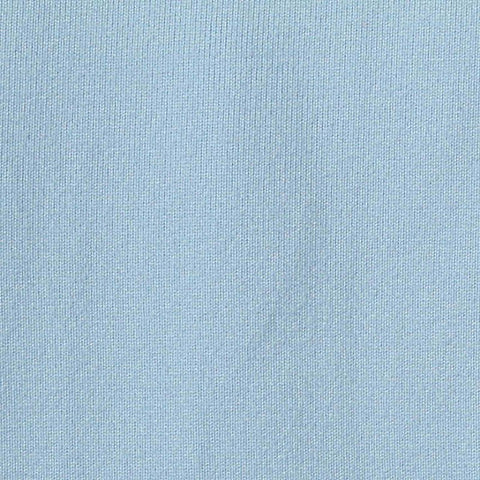 Polyester Stretch Milk Silk Knit Fabric, 190 gsm, 155 cm — Blue