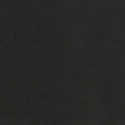 100% Polyester Scuba Knit Fabric, 200 gsm, 165 cm — Black