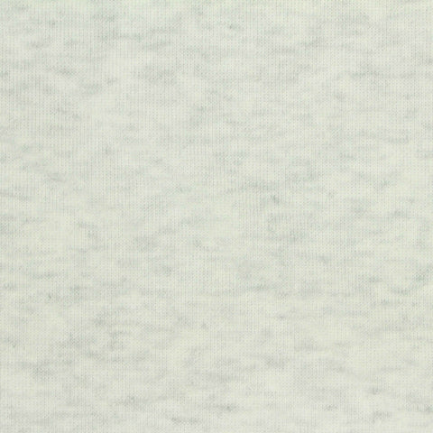 Light Grey Marl French Terry, Cotton-Poly, 180 gsm