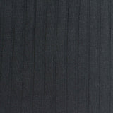 Cotton Polyester Stretch Rib Knit Fabric, 230 gsm, 135 cm — Black