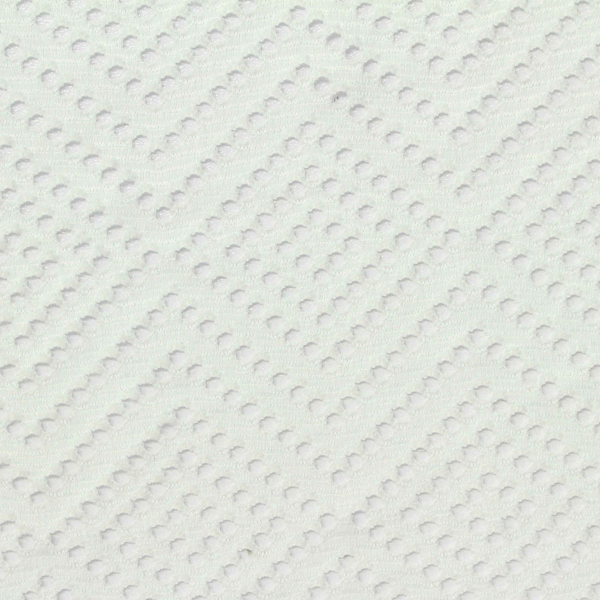 White Fine-Chevron Jacquard, Polyester